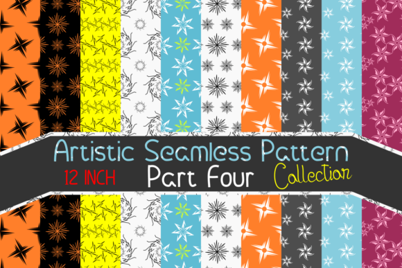 Artistic Seamless Pattern Part Three – Elevate Your Design with Creative Versatility