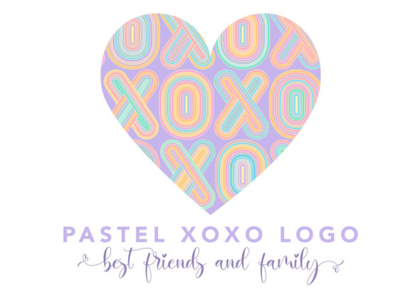 Discovering the XOXO Logo Heart Pastel Colors PNG SVG: A Versatile Design Asset