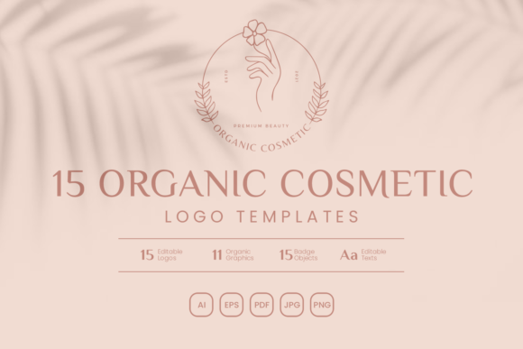 Organic Cosmetic Logo Templates