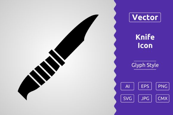 Vector Knife Glyph Icon: A Versatile Tool for Modern Design Workflows