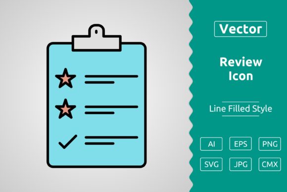 Vector Review Filled Outline Icon: A Versatile Tool for Designers and Creators